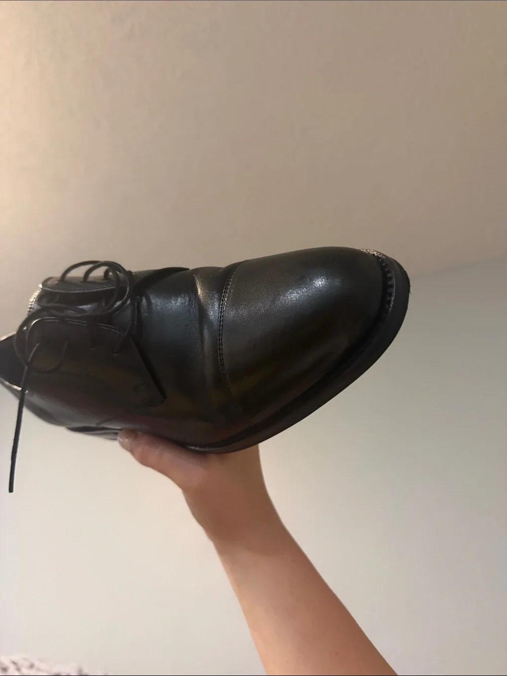 Cole Haan polished black